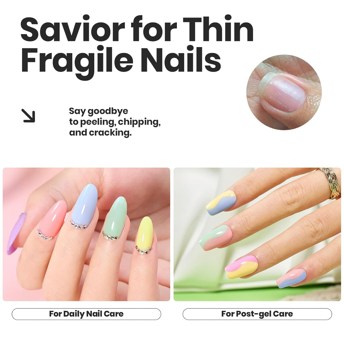 Beetles Pastel Nail Polish Set -6 Colors Pink Blue Yellow Nude Pink Purple Nail Polish Set Quick