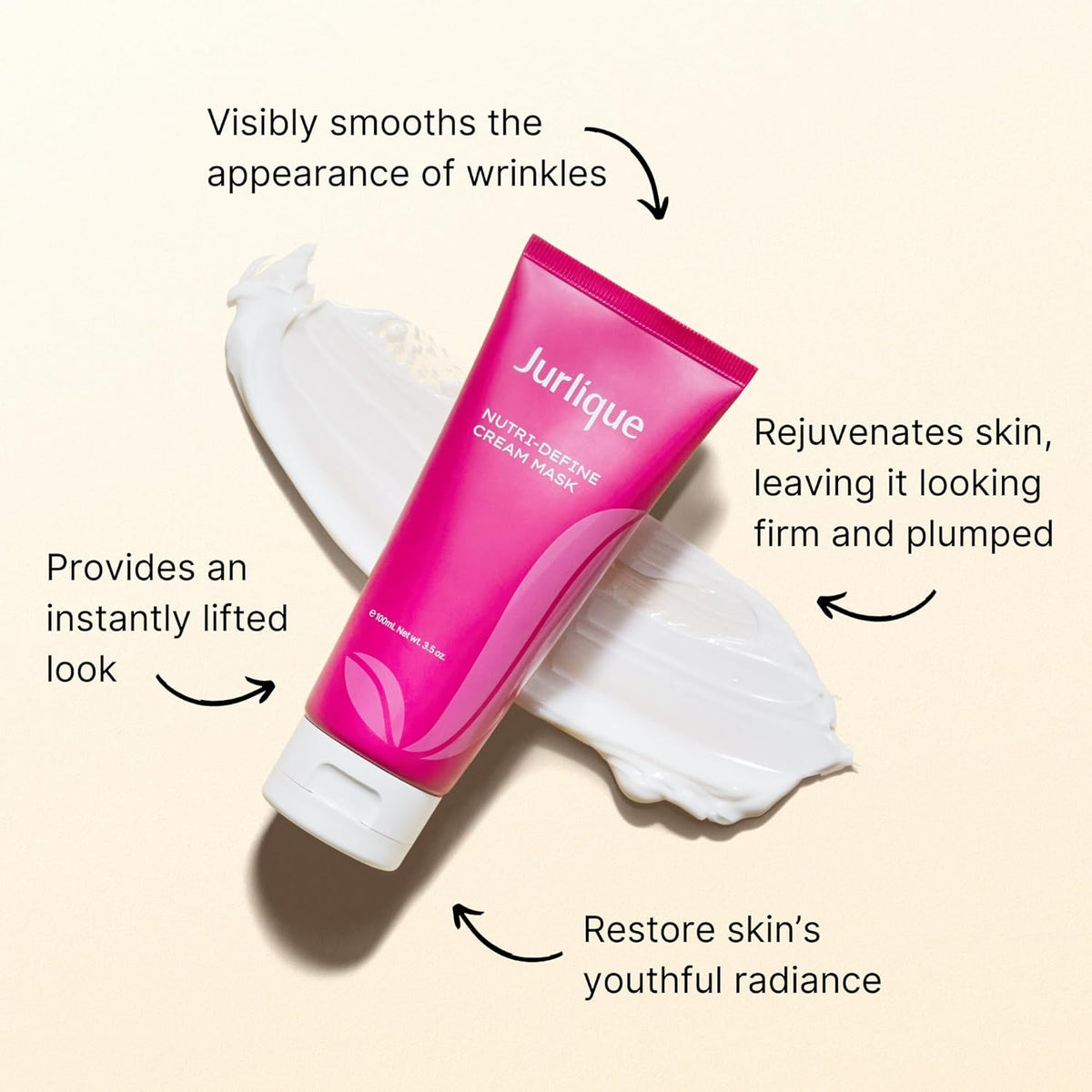 Jurlique. Nutri-Define Cream Mask 100ml | Hydrating Face Mask | For All Skin Types Including Dry