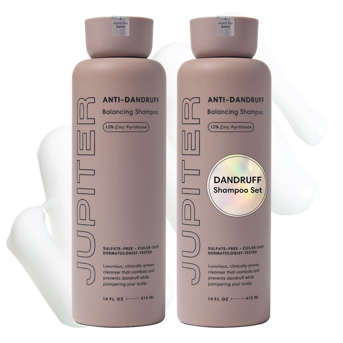 Jupiter Anti Dandruff Shampoo - Shampoo for Men & Women for Flaky, Itchy, Oily, & Dry Scalp