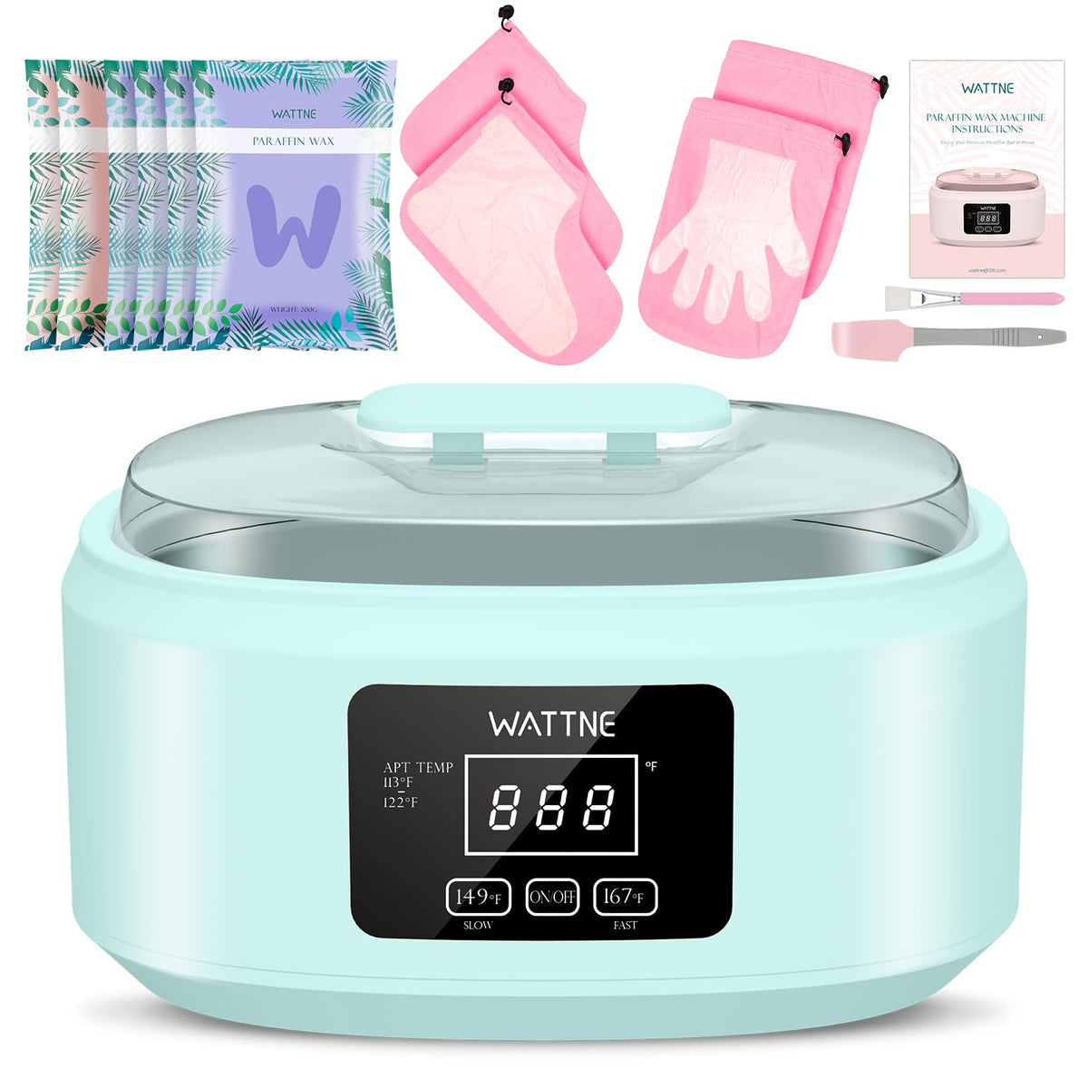 Paraffin Wax Machine for Hand and Feet -Paraffin Wax Warmer Moisturizing Kit Auto-time and Keep