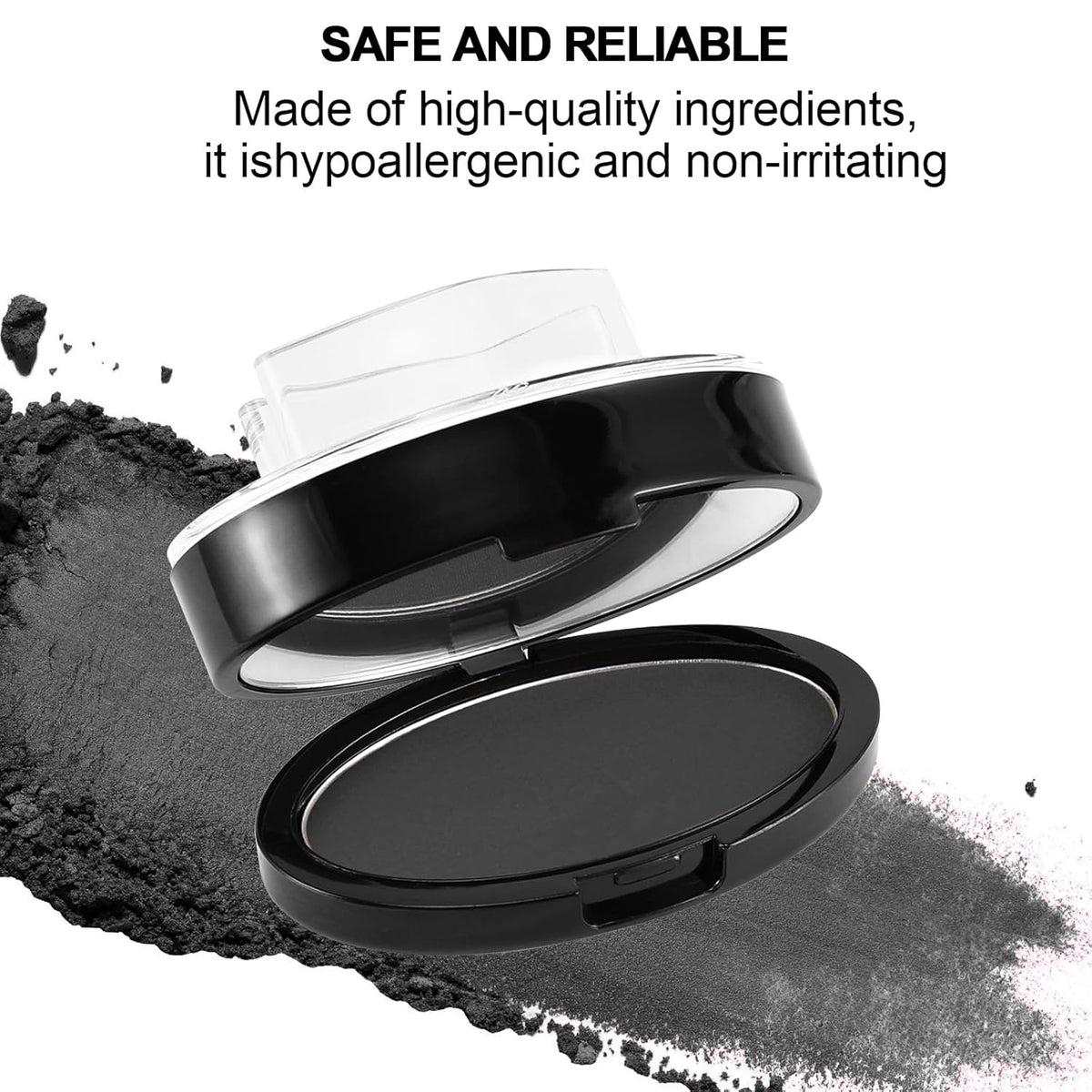 Boobeen Eyebrow Seal Stamp Powder - Waterproof 3 Seconds Eye Make Up Nature Coloring Kit - Creates
