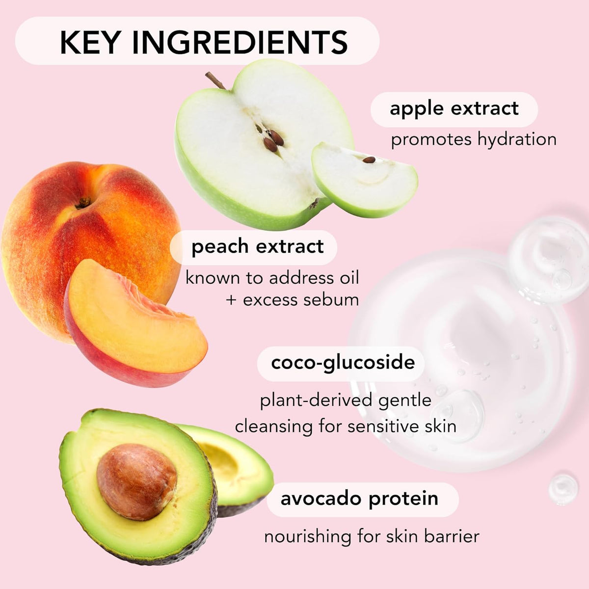 Saturday Skin Face Cleanser Hydrating Foam Cleanser Natural ingredients Anti-aging | Makeup Remover