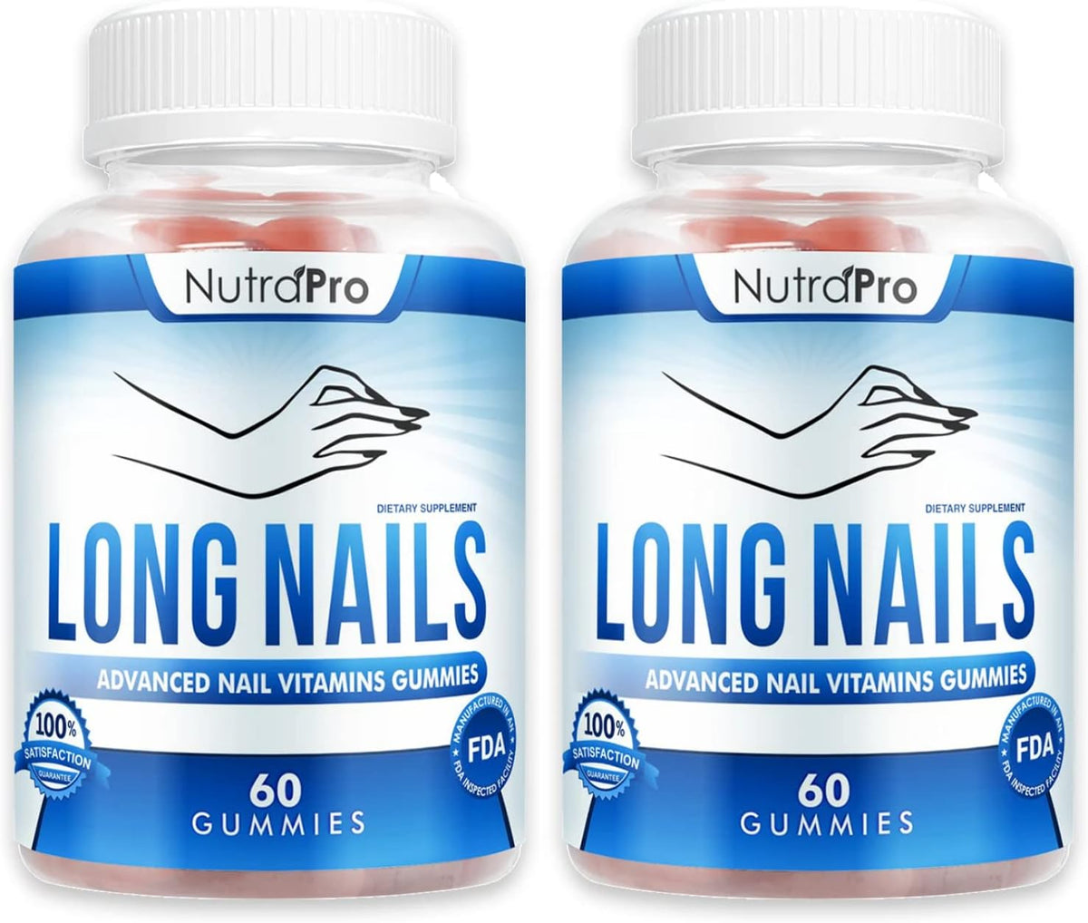 NutraPro Nail Growth Vitamins for Stronger Nail - No More Chipped Nails.Nail Strengthener and