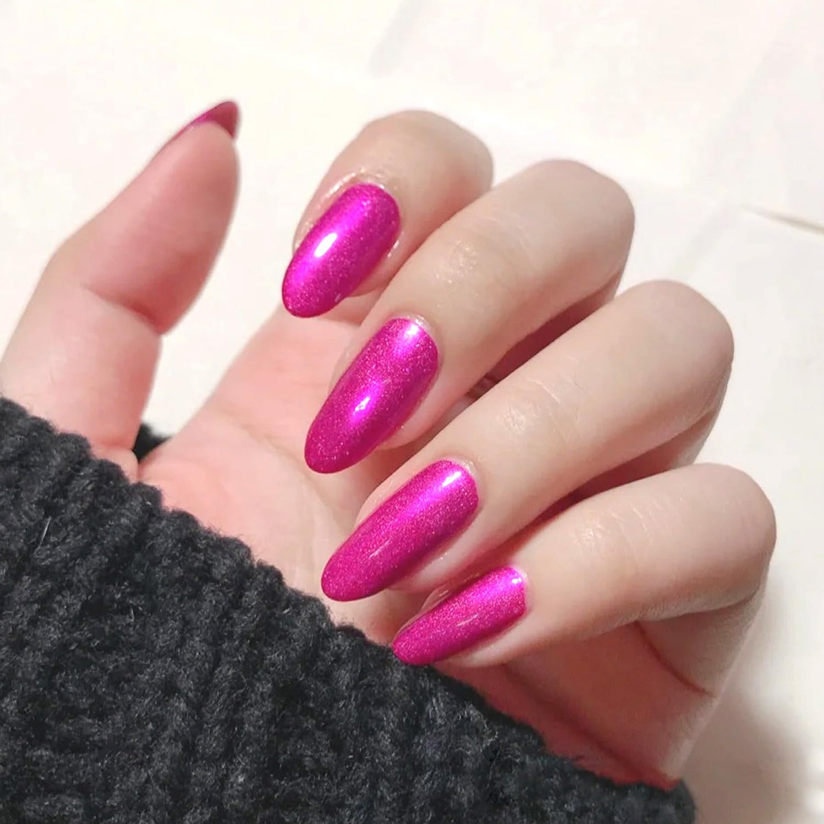 Major Dijit Quick Dry Nail Polish Pearl Magenta Pink Summer Nail Lacquer for Nail Art Regular Nail