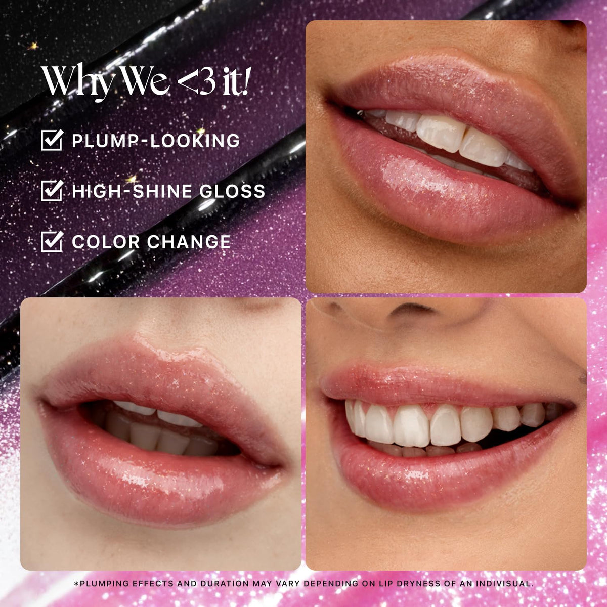 Nature Republic HONEY MELTING LIP GLITTER & PLUMPING (16 MIDNIGHT SPARKLE) SOFT LIP STICK