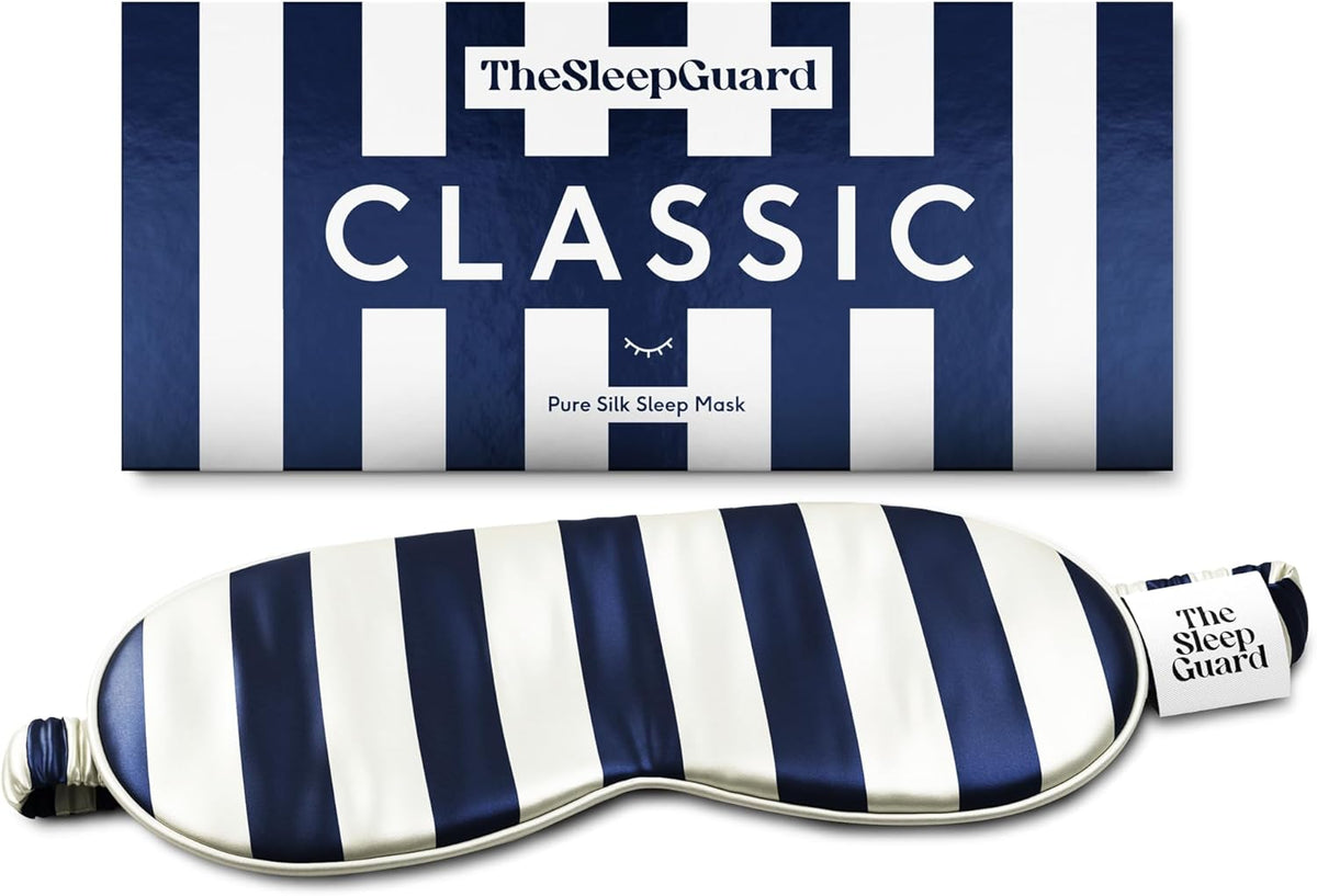 Pure Silk Sleep Mask [100% 6A Mulberry Silk, 22 Momme] Light Blocking Travel Essentials. Eye Masks