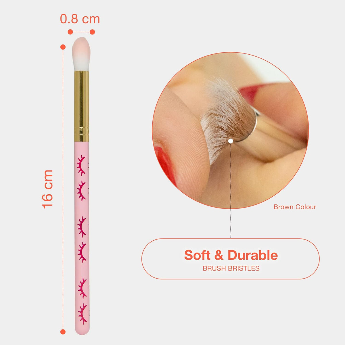 CURACORO Lash Shampoo Brushes Set, Eyelash Cleansing Brush For Cleansing Eyelash Extension, Soft