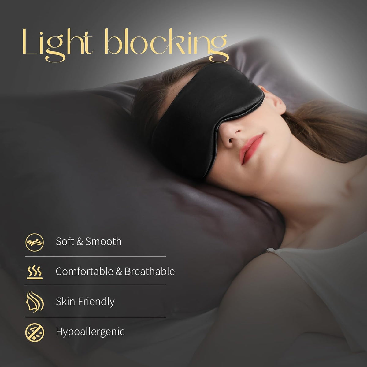 ZIMASILK Adjustable 100% 22 Momme Mulberry Silk Sleep Mask for Sleeping, Filled with Premium