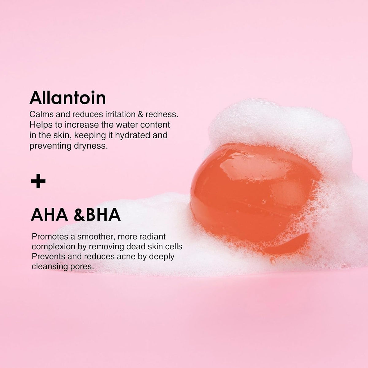 Be Bare Jelly Ball Cleanser, Daily Face Wash Korean Skin Care Cleanser Ball for Dry Skin with