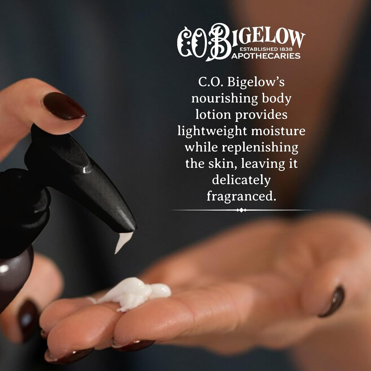 C.O. Bigelow Iconic Collection Amber Body Lotion, Scented Body Cream with Grapeseed Oil and Shea