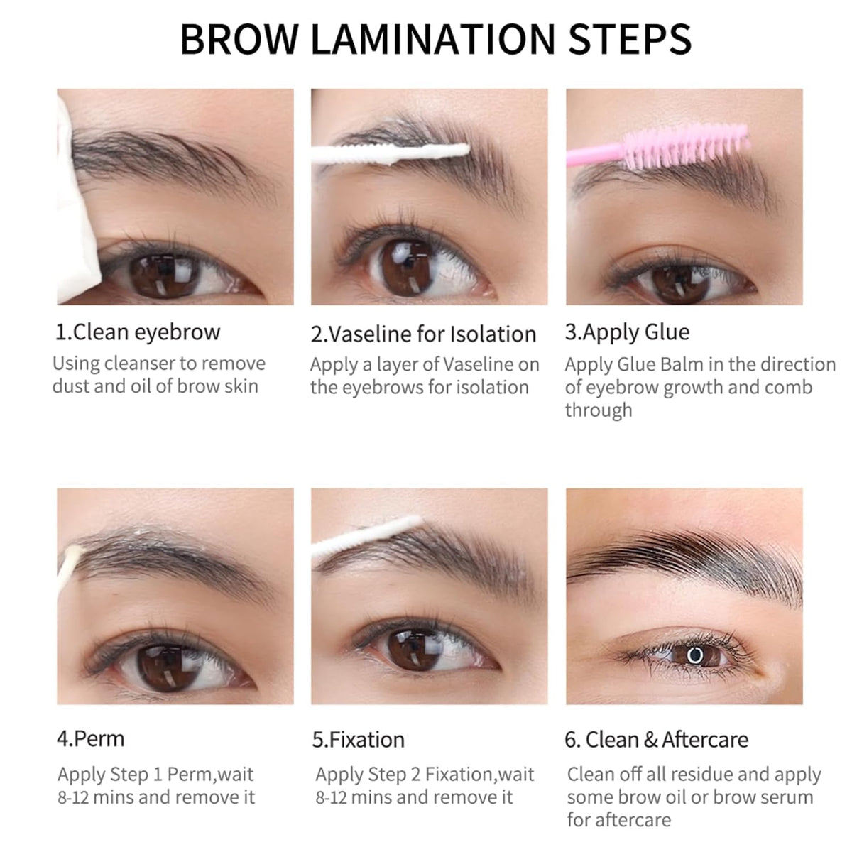 ICONSIGN 2-in-1 Lash Lift Kit Brow Lamination Kit, High-capacity Lotion Tube Design Eyelash Perm