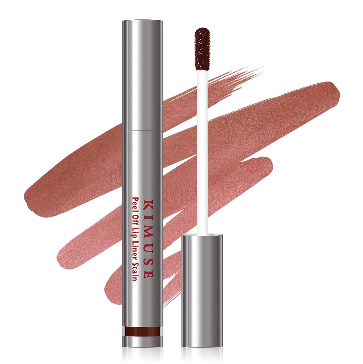 KIMUSE Peel Off Lip Liner Stain, Long Lasting Lip Tint Stain Peel Off, Waterproof, Transfer-Proof