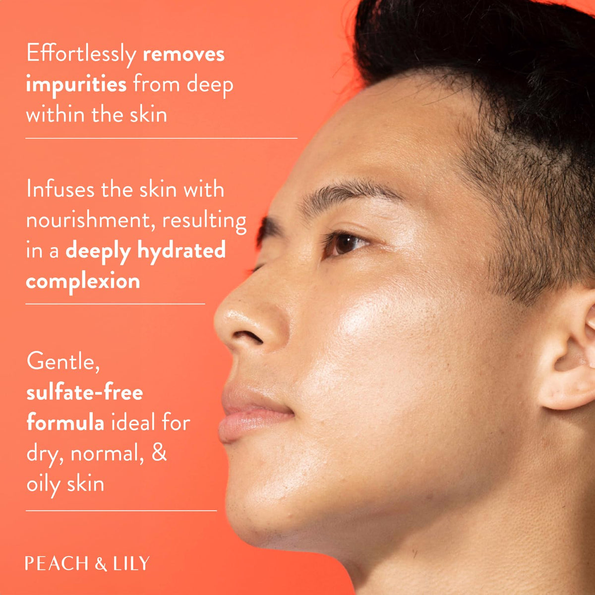 Peach & Lily - Power Calm Hydrating Gel Cleanser - Korean Skincare Face Wash - Dry, Normal, & Oily
