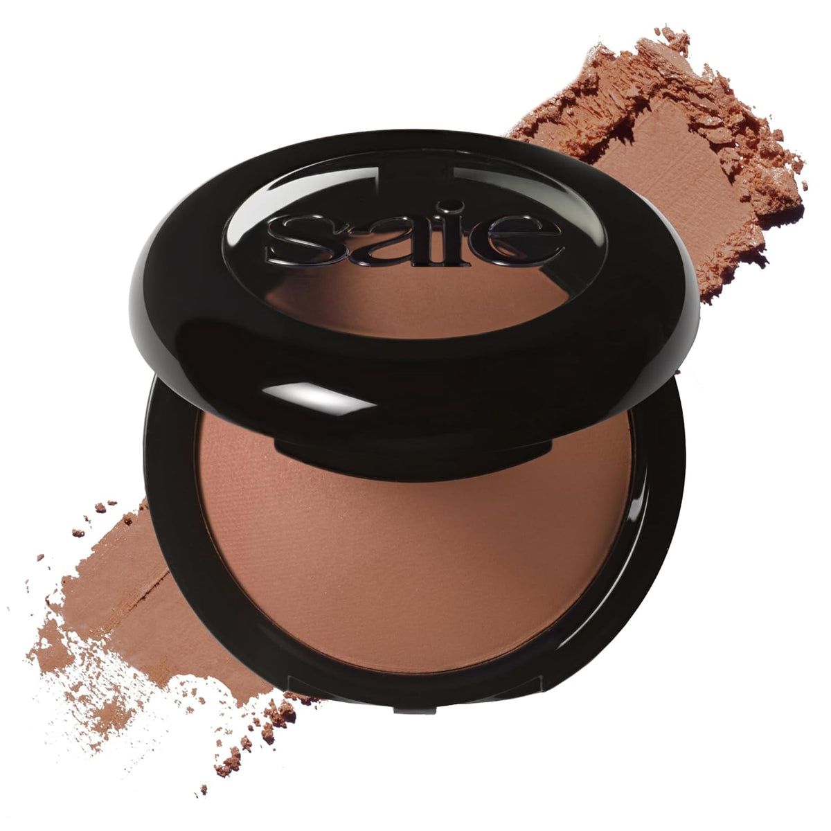 Saie Slip Tint Baked Setting Powder - Translucent Powder for Face Makeup with a Natural-Radiant