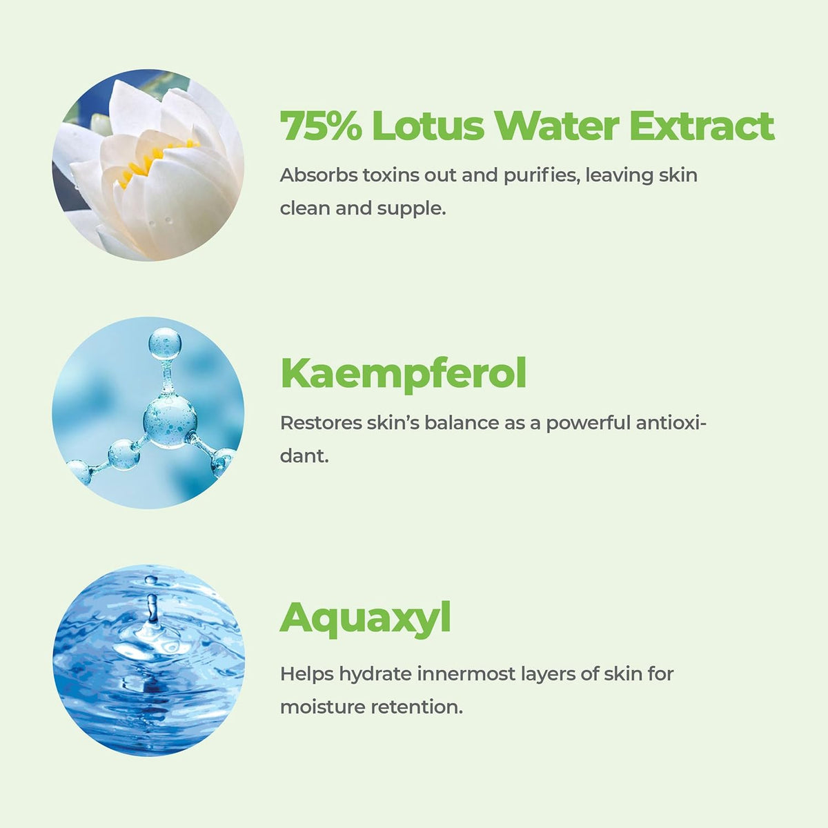 ROVECTIN Calming Lotus Water Cream - Lightweight Face Moisturizer for Oily, Combination Skin | 75%