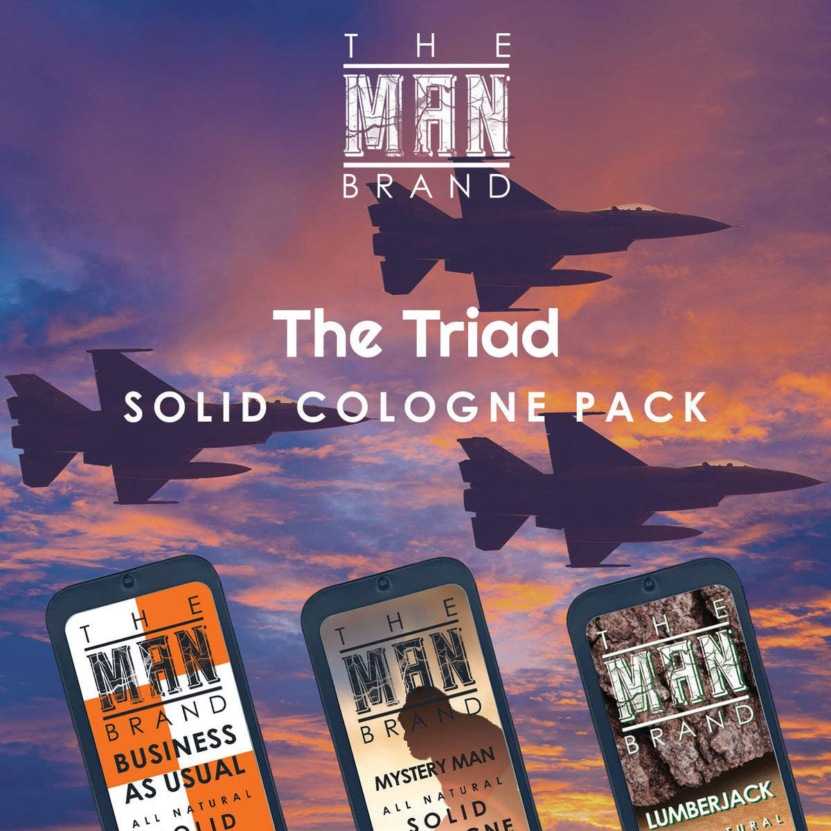 Solid Cologne Sample Set - Mens Sample Cologne Pack - Mens fragrance Sampler Set - Mens Travel Size