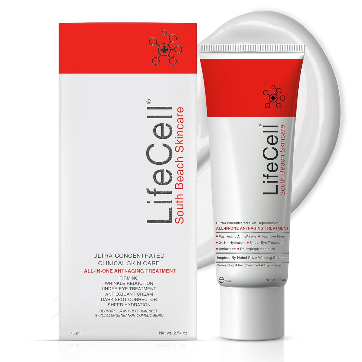 LifeCell All In One Anti-Aging Cream – Reduces Wrinkles, Fine Lines, Dark Circles & Sun Damage