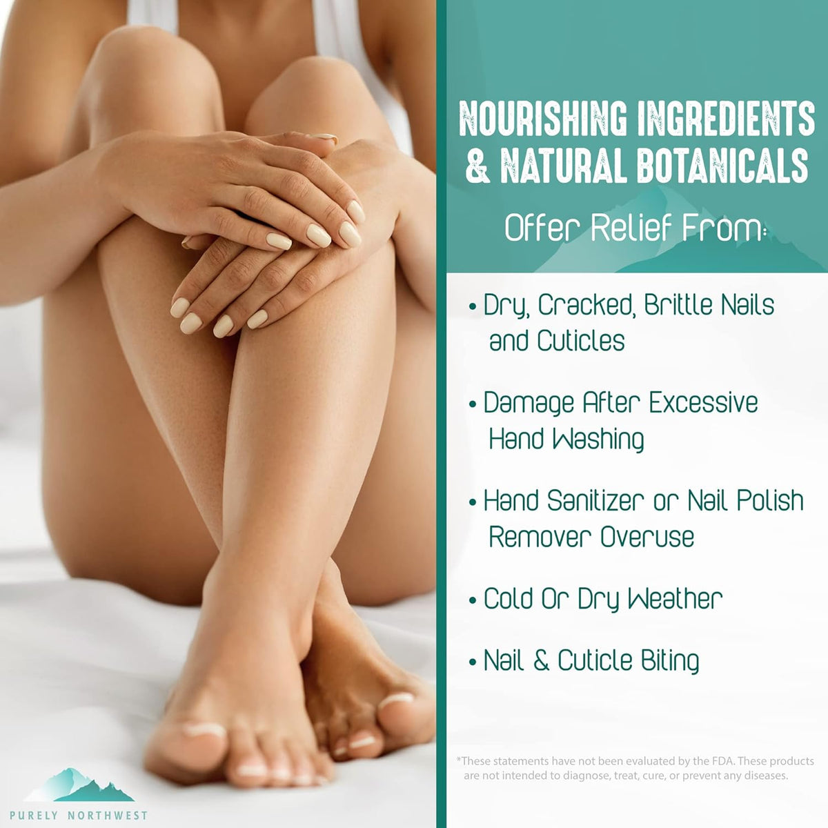 Toenail Fungus Extra Strength Solution-Thick Discolored Nail Repair, Ingrown Nails, Dry Cracked
