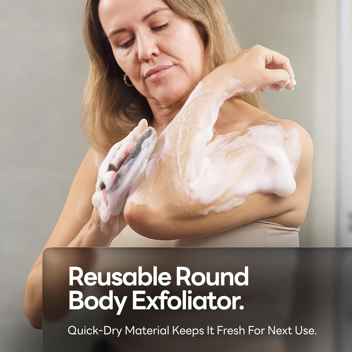 Exfoliating Body Scrubber, Extra Rough Shower Exfoliator Sponge, Body Exfoliating Sponges for