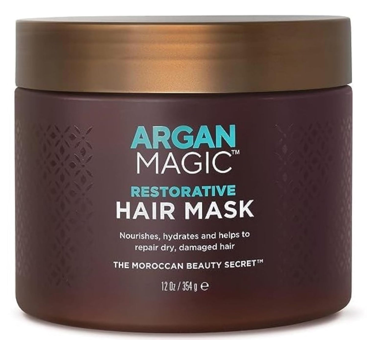 Argan Magic Restorative Hair Mask - Protein Rich Conditioning Hair Mask that Hydrates, Restores And