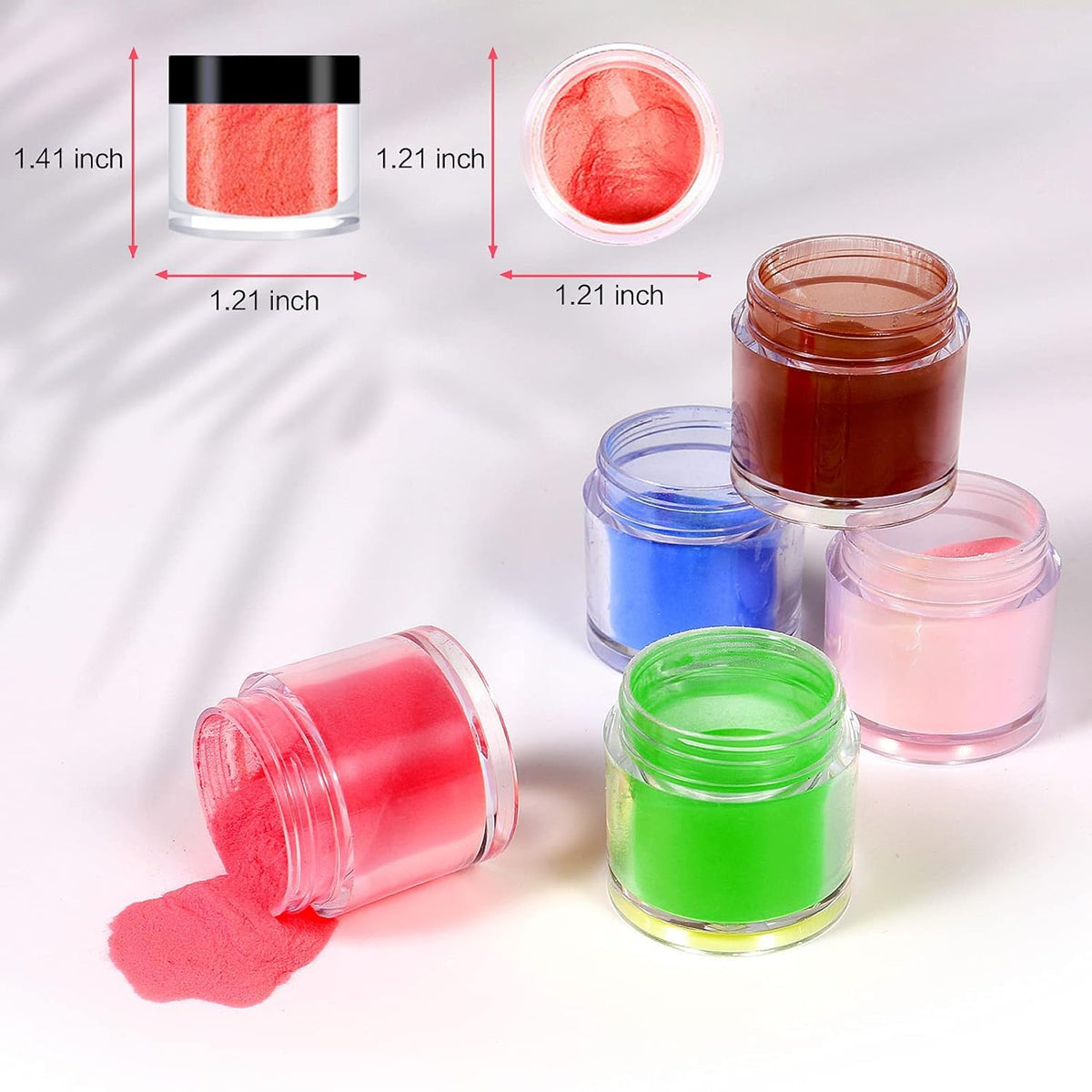 24 Color Acrylic Nail Powder Set, Acrylic Powder Set, Nail DIY Art Design, Acrylic Nail Art 3D Nail
