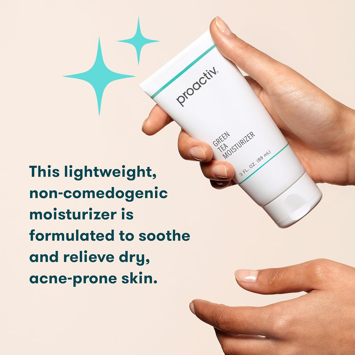 Proactiv Green Tea and Hyaluronic Acid Moisturizer for Dry Skin, Hydrating Face Moisturizer for