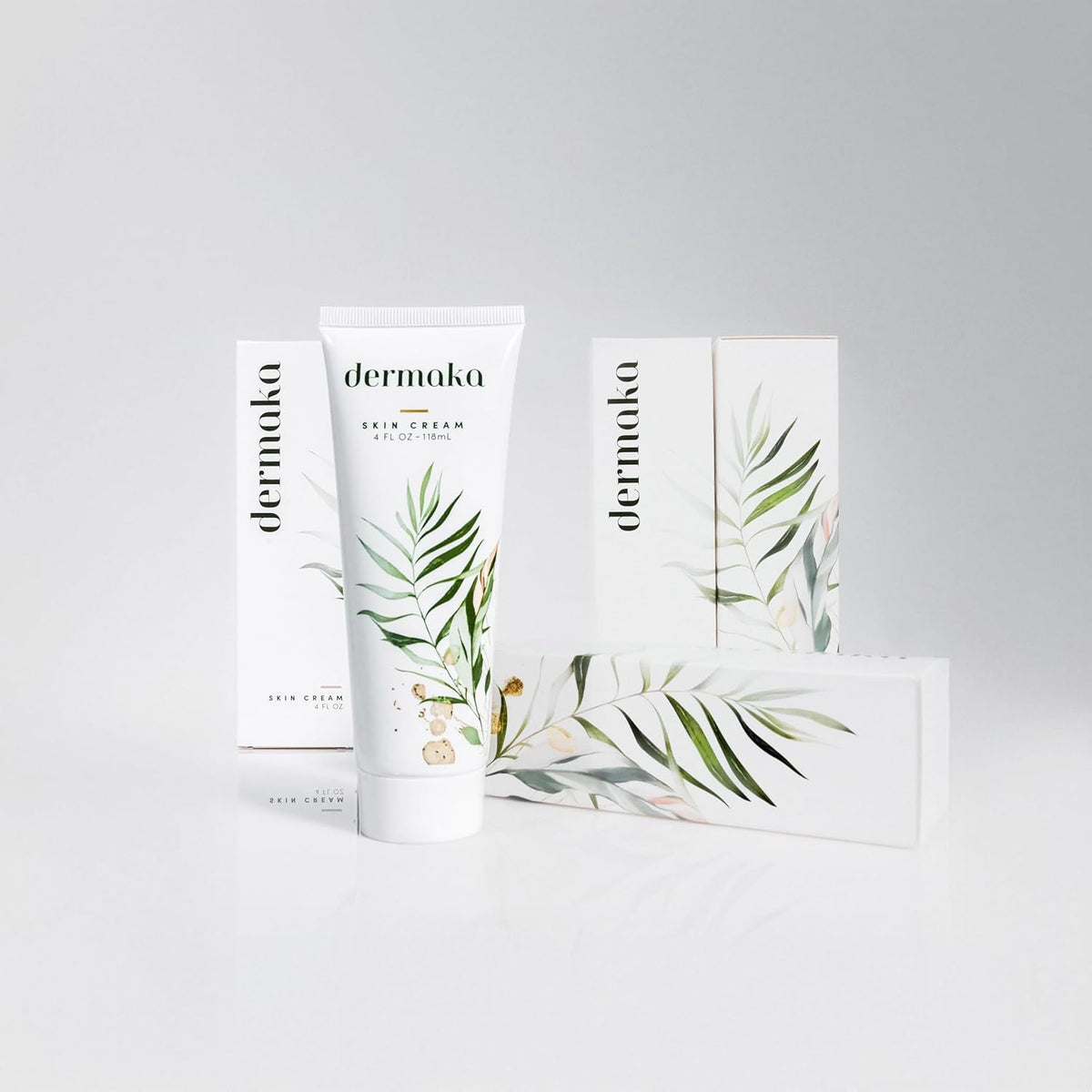 Dermaka All-Natural Skin Soothing Cream 4 Ounce – Moisturizing Lotion with Arnica, Green Tea
