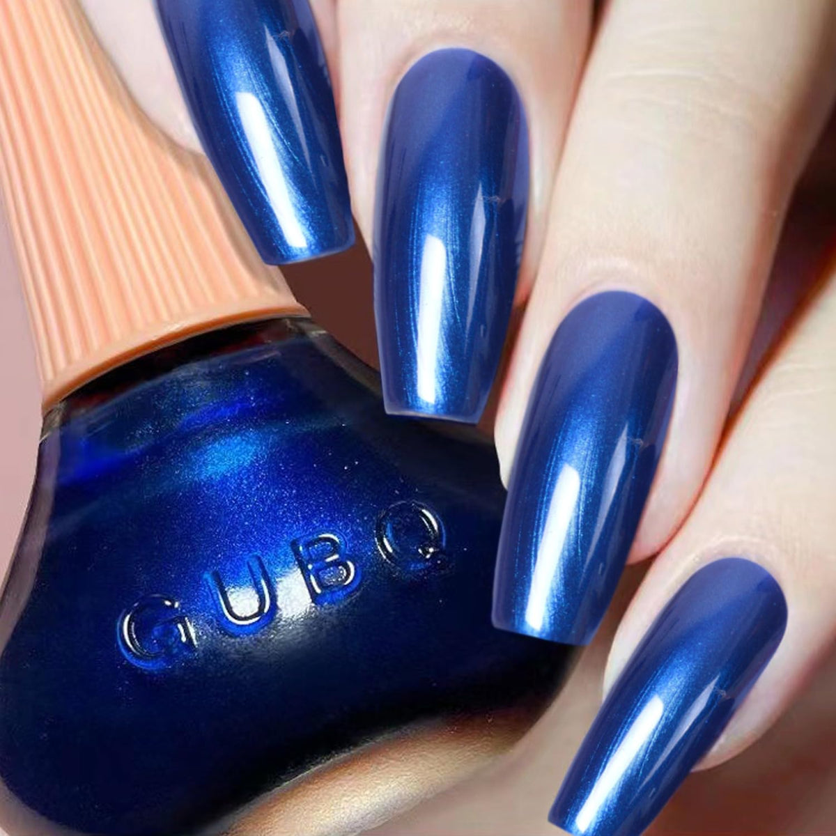 Major Dijit Quick Dry Nail Polish Pearl Blue Summer Nail Lacquer for Nail Art Cruelty-Free Regular