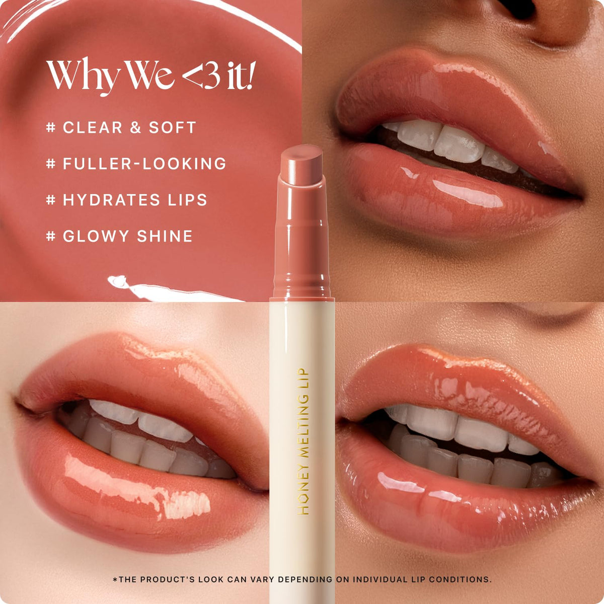 Nature Republic HONEY MELTING LIP (06 COCO) SOFT LIP STICK, Hydrating Gloss, Moisturizing balms