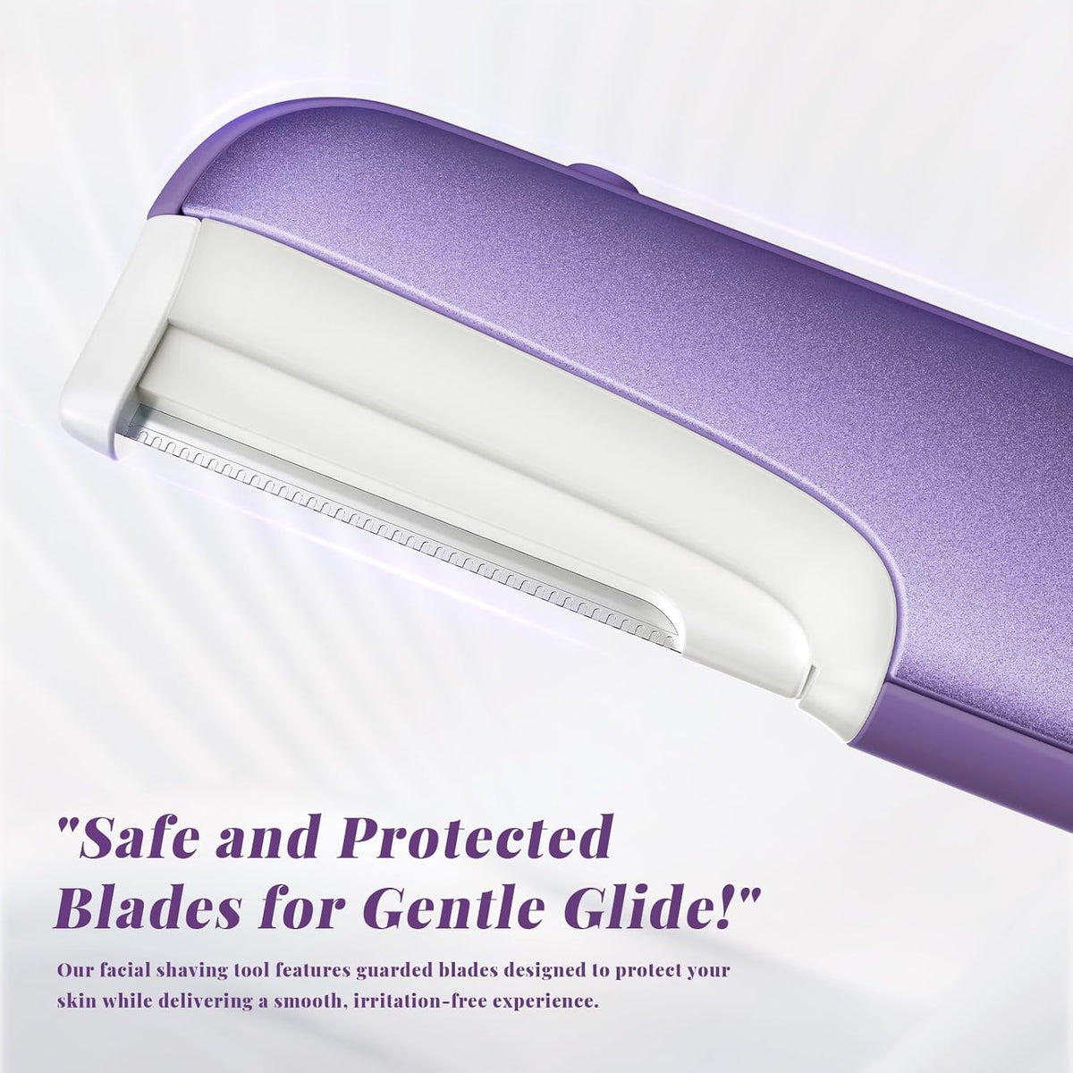 Dermaplaning Tool for Women - Facial Exfoliation & Peach Fuzz Hair Removal with Rechargeable Sonic