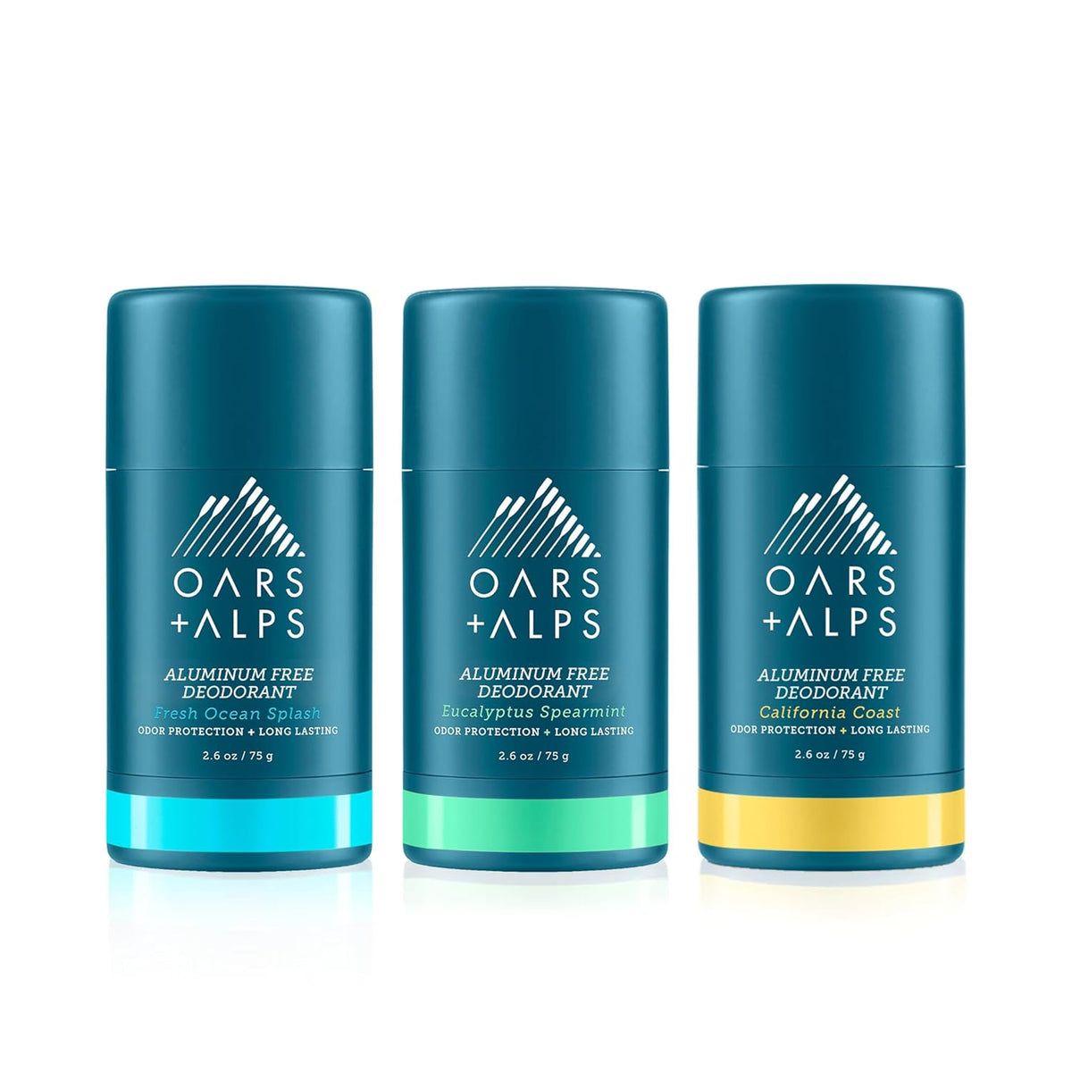 Oars + Alps Aluminum Free Deodorant for Men and Women, Dermatologist Tested and Made with Clean