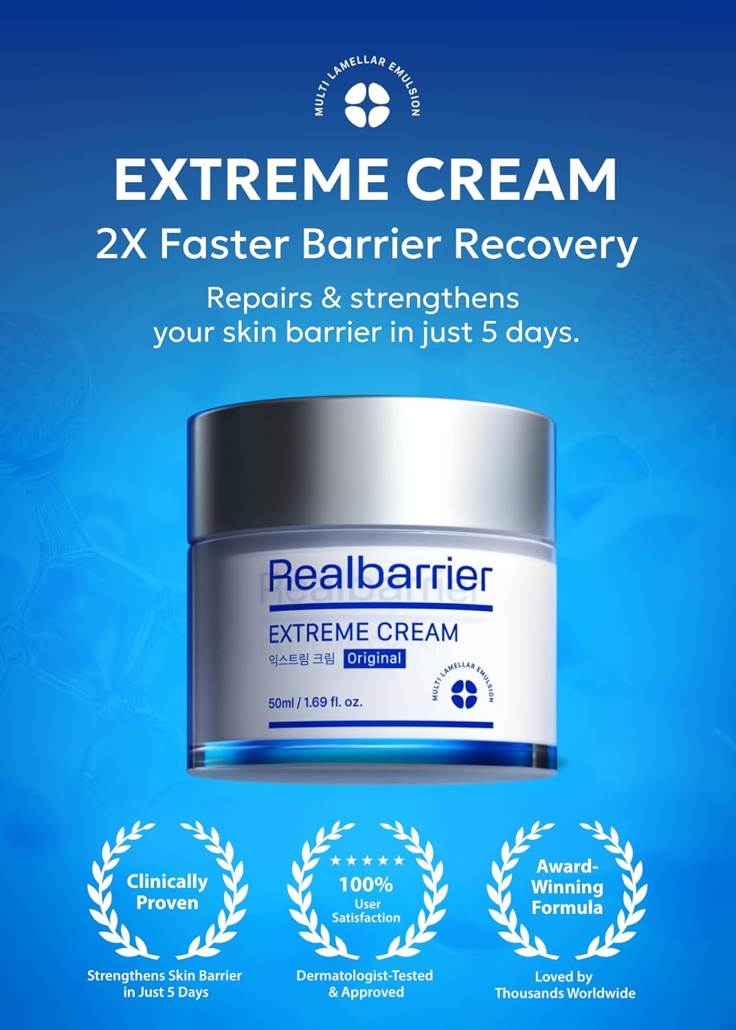 Real Barrier | Extreme Cream | Korean Moisturizer Face Cream, Korean Skin Care | Rich Face Lotion