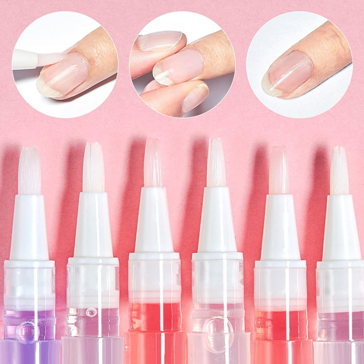 Nail Cuticle Oil Pen 18 Scents Gel Nail Oil Pen Nourishment Polish With Vitamins Moisturized