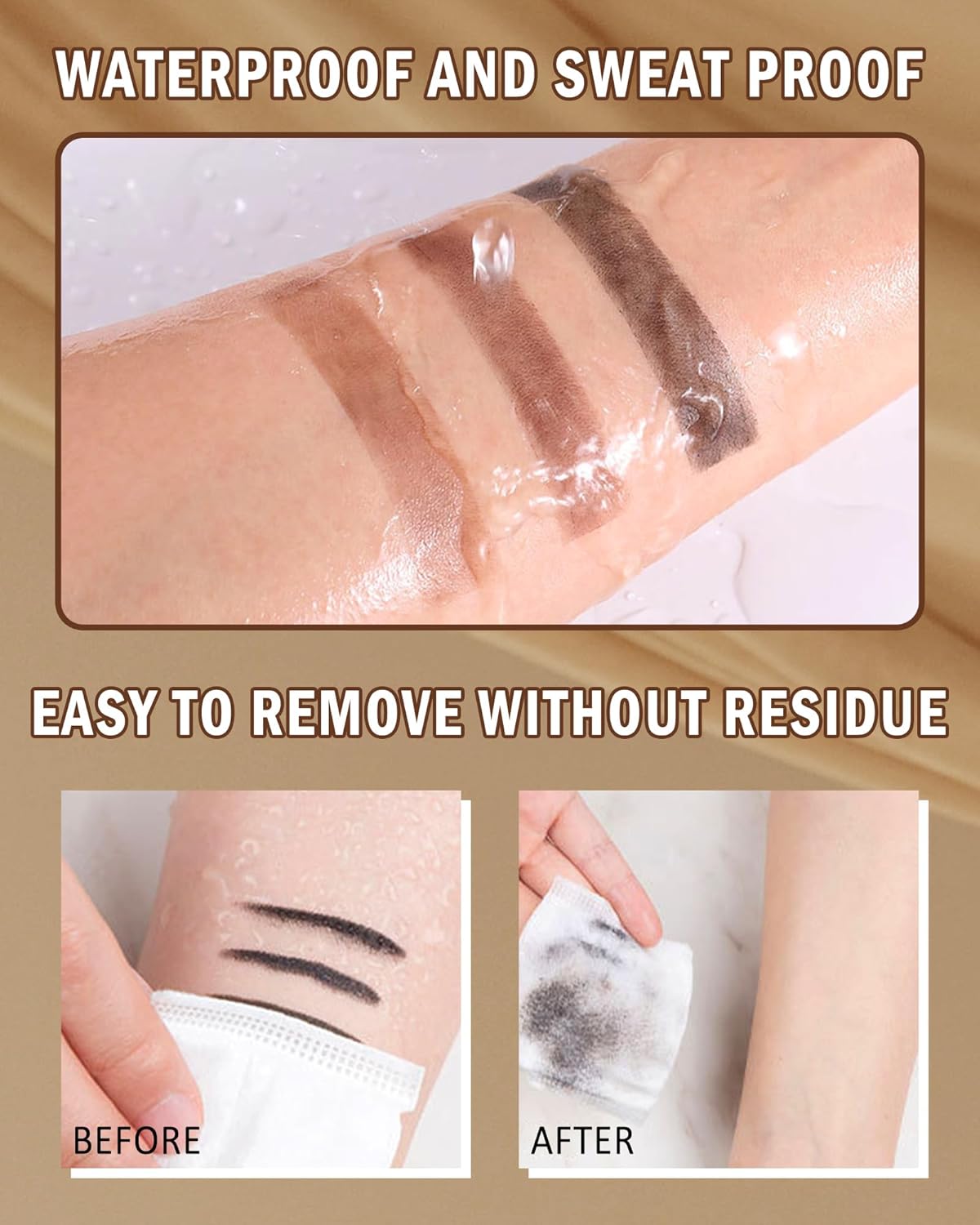 Eyebrow Powder Makeup Kit-3 Colors Eye Brow Tinting Powder Palette for Women Eyebrows Long-Lasting