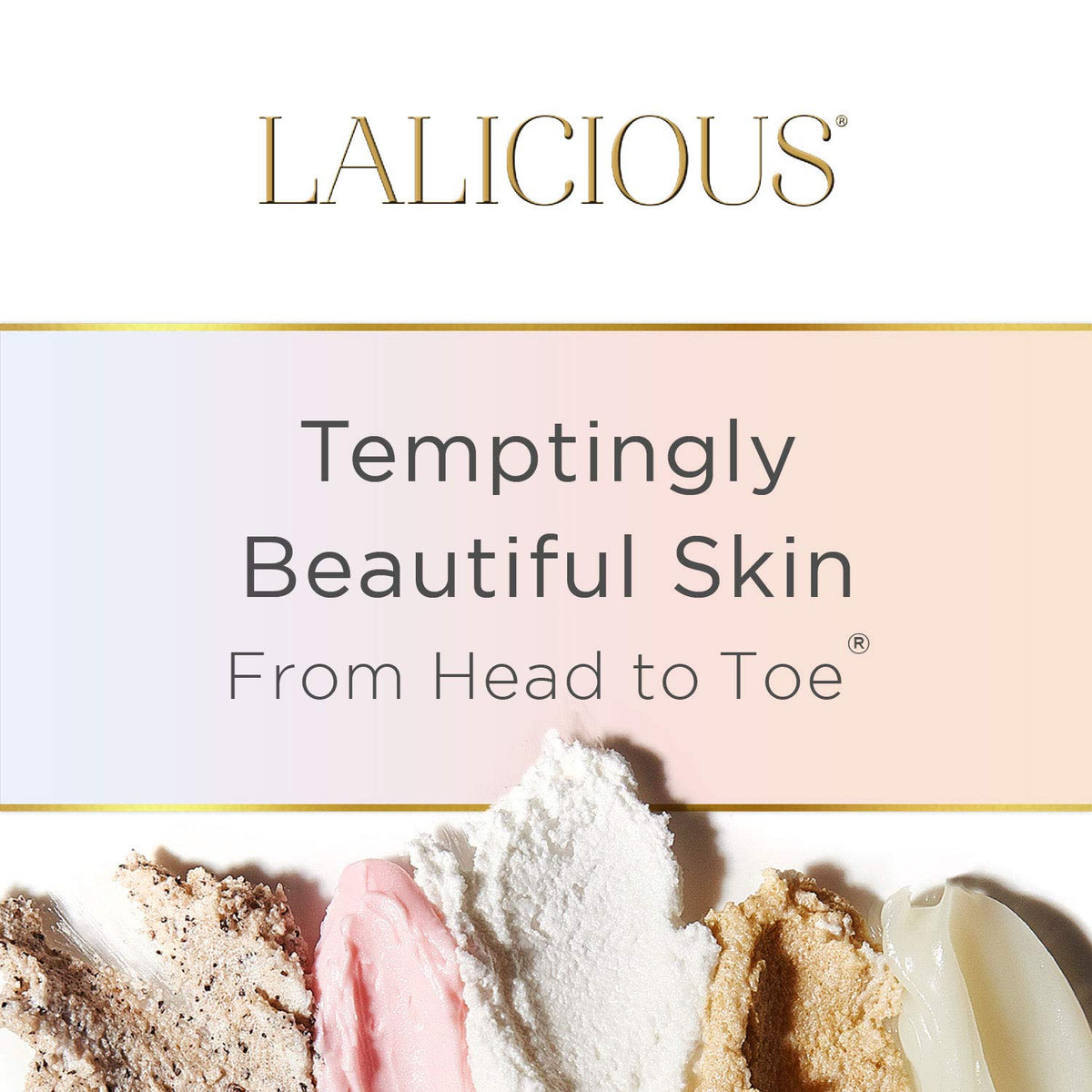 LALICIOUS Brown Sugar Vanilla Sugar Scrub, Exfoliating Body Scrub, Moisturizing Extraordinary