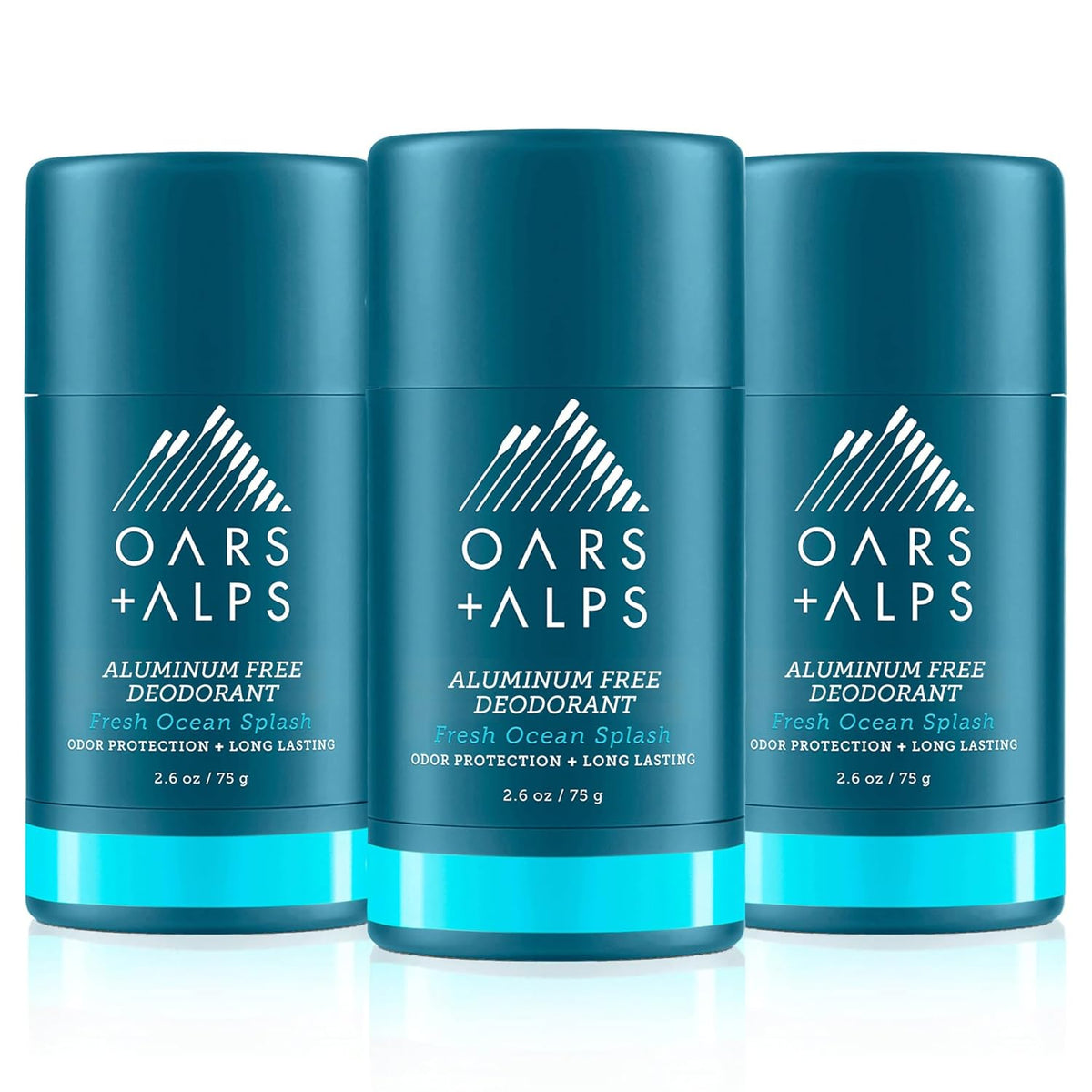 Oars + Alps Aluminum Free Deodorant for Men and Women, Dermatologist Tested and Made with Clean