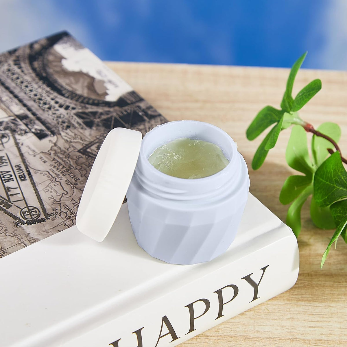 Travel Containers for Toiletries, Premium Silicone Cosmetic Cream Jars, TSA Approved Leak-Proof