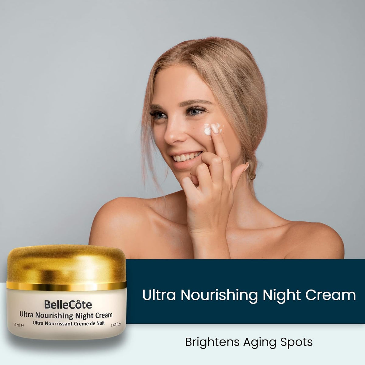 Anti Aging Night Cream with Retinol - Anti Wrinkle Face Cream | Facial Treatment with Marine