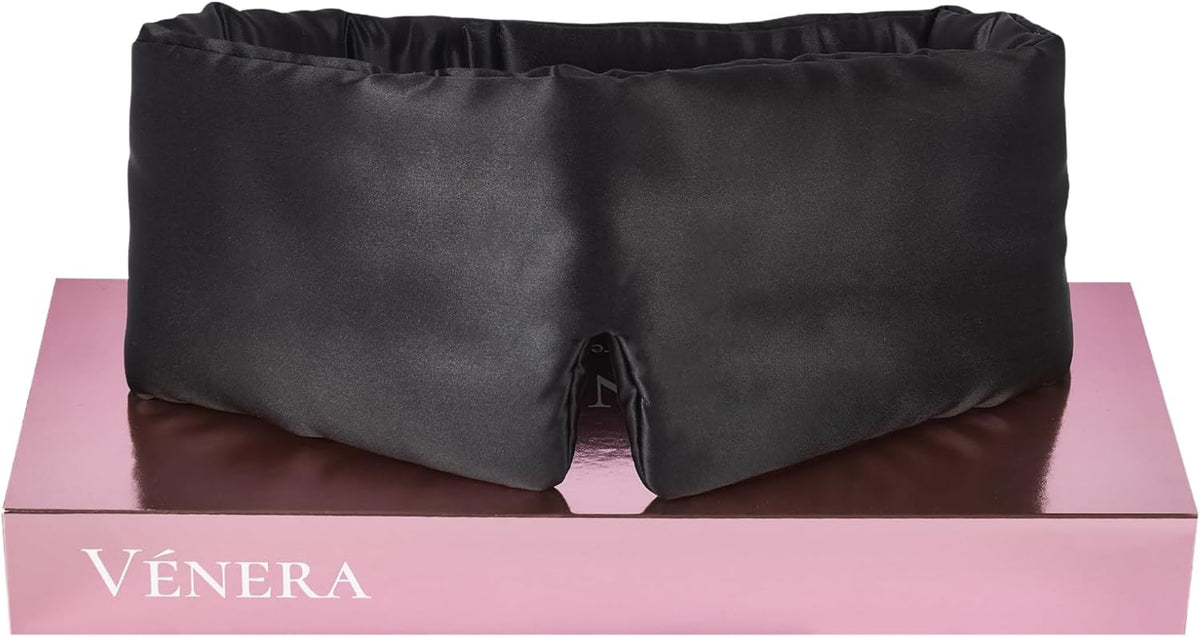Silk Eye Mask - 100% Pure Mulberry 22 Momme Silk Sleep Mask, Adjustable Sleep Mask for Women and