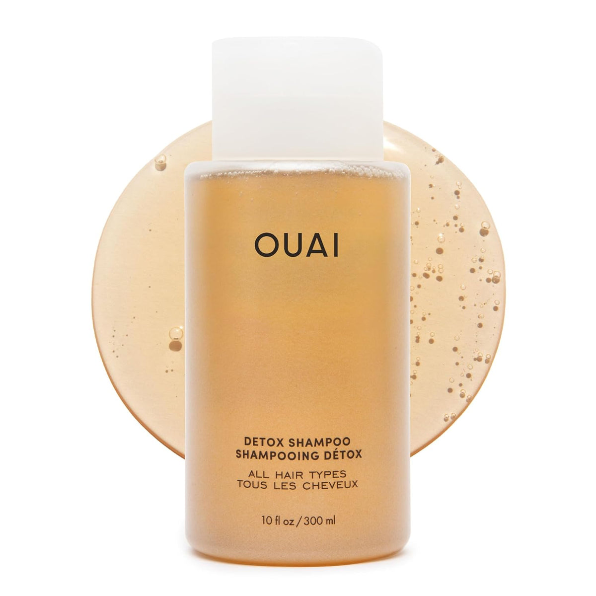 OUAI Detox Shampoo - Clarifying Shampoo for Build Up, Dirt, Oil, Product and Hard Water - Apple