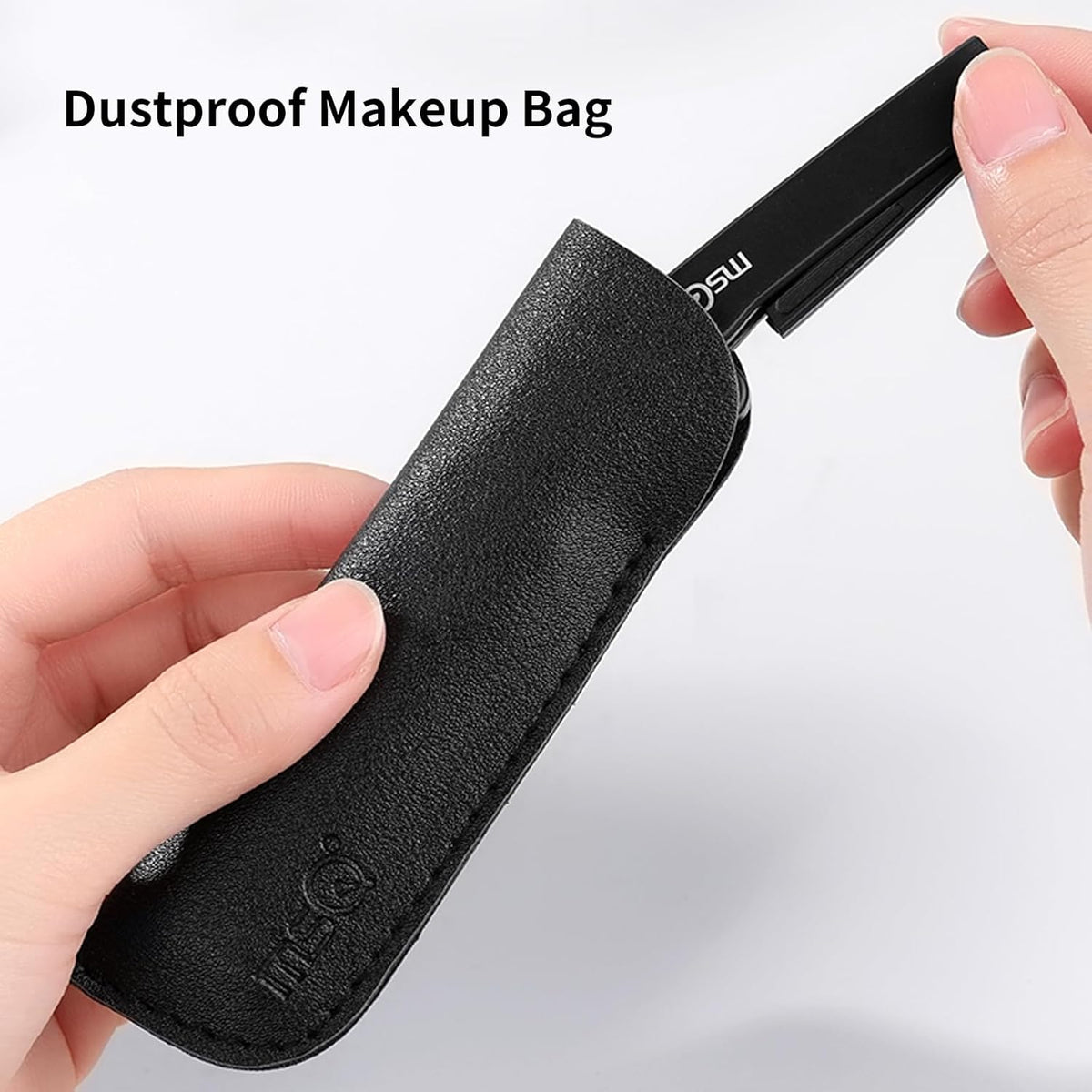 Eyelash Comb MSQ Eyelash Separator Folding Eyelash Comb Brow Brush Mascara Applicator Eyelash &