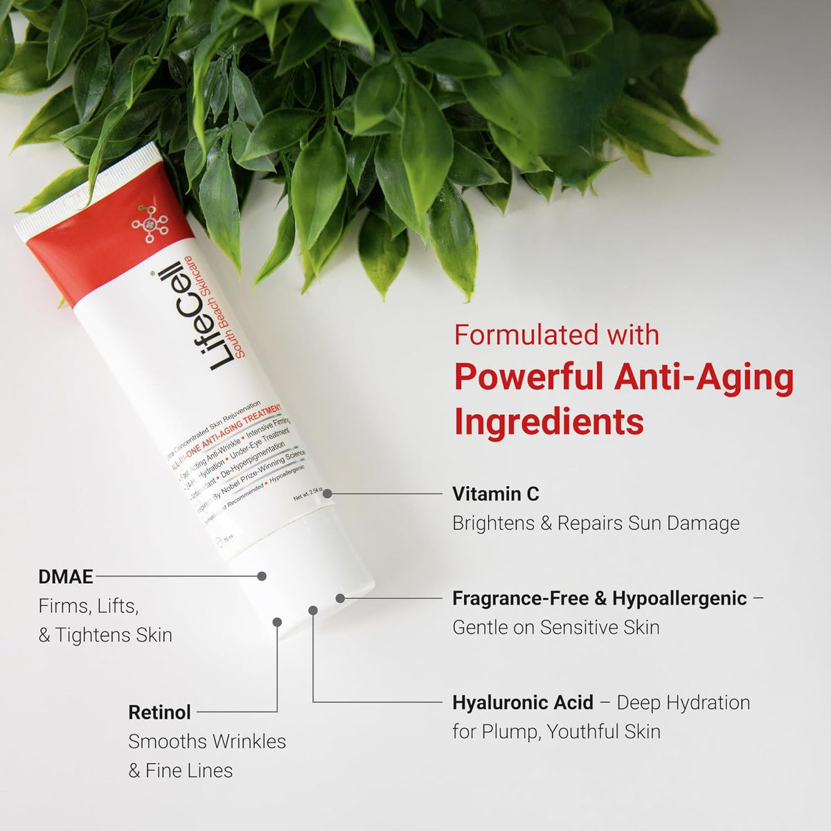 LifeCell All In One Anti-Aging Cream – Reduces Wrinkles, Fine Lines, Dark Circles & Sun Damage