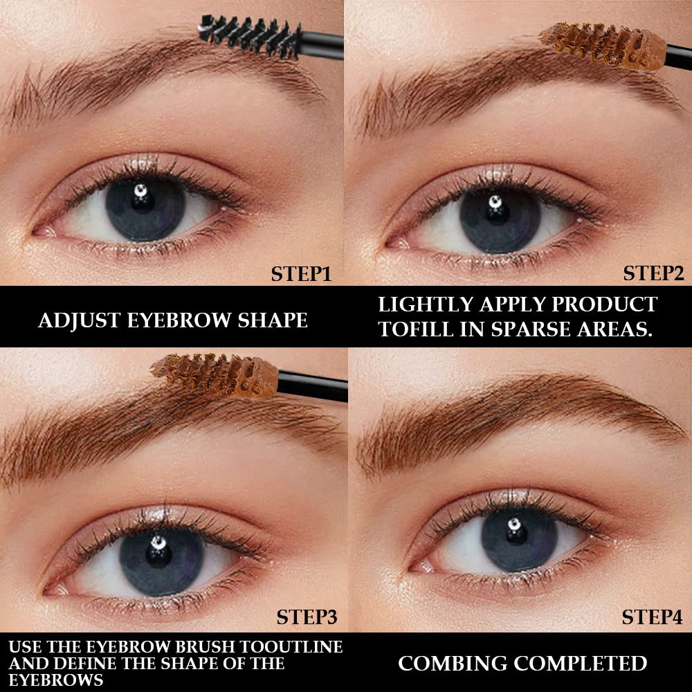 Kaely Thickening Brow Mascara,Tinted Eyebrow Gel Waterproof,Eyebrow Color Makeup,Brow Fast