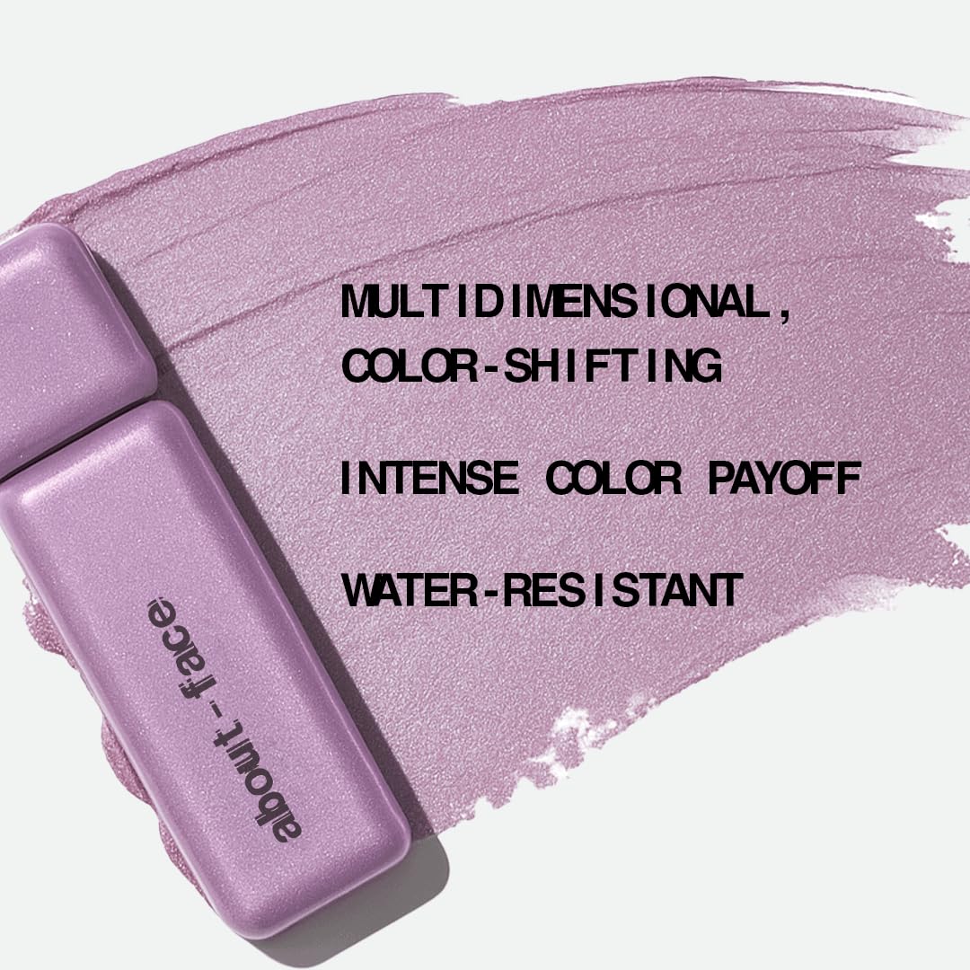 aboutface Fractal Glitter Eye Paint Take A Trip– Smudge-Proof, Long-Lasting Liquid Eyeshadow