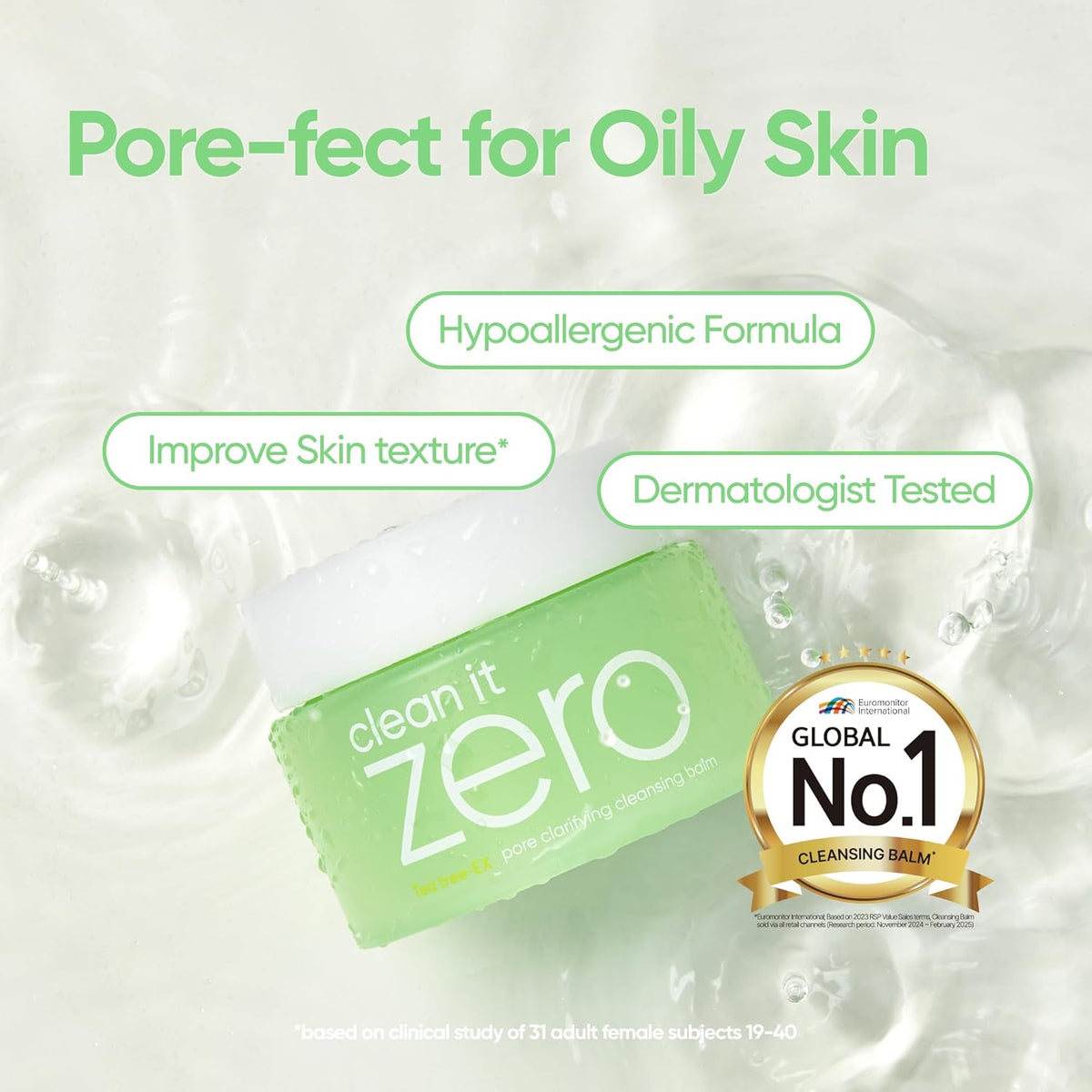 BANILA CO Clean it Zero Pore Clarifying Cleansing Balm | Korean Makeup Remover, Cleansing Oil