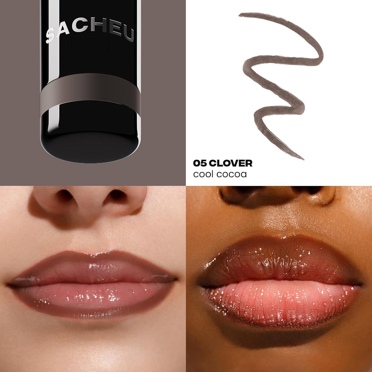 Sacheu Lip Liner STAY-N Peel Off Lip Stain — Long Lasting Matte Lip Tattoo Transfer Proof Lipstain