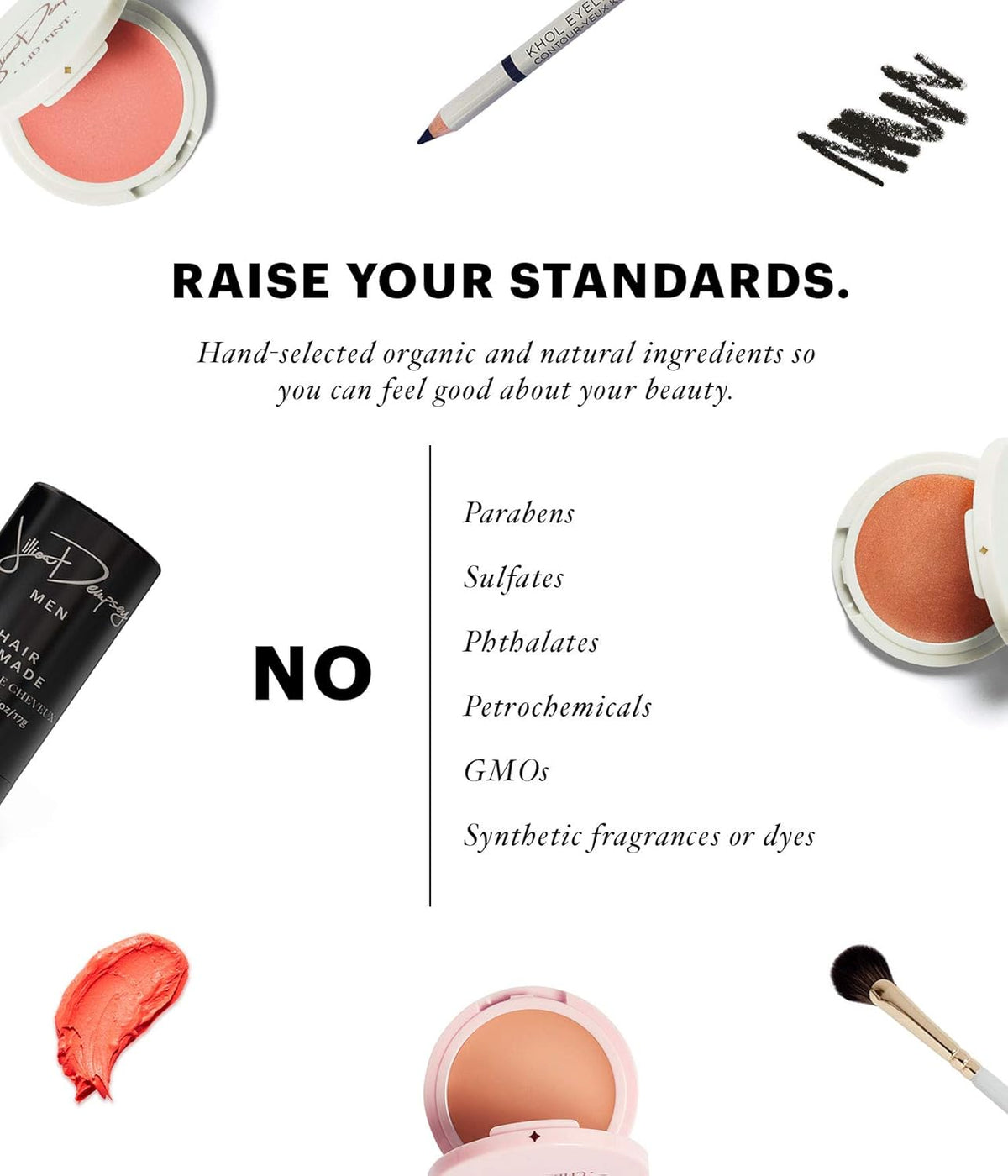 Jillian Dempsey Khol Eyeliner: Clean, Waterproof Eyeliner Pencil with Built-In Smudger for