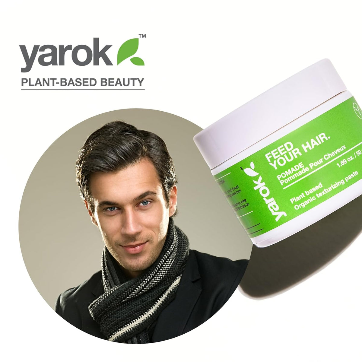 Yarok - Feed Your Hair Styling Pomade - Style, Volumize & Texturize - Firm Hold Whipped Pomade