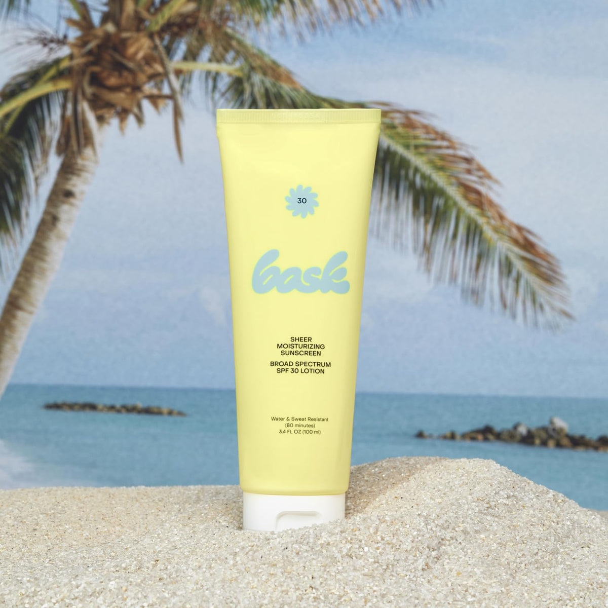 Bask Suncare SPF 30 Sheer Moisturizing Sunscreen Lotion - Broad Spectrum UVA/UVB Protection