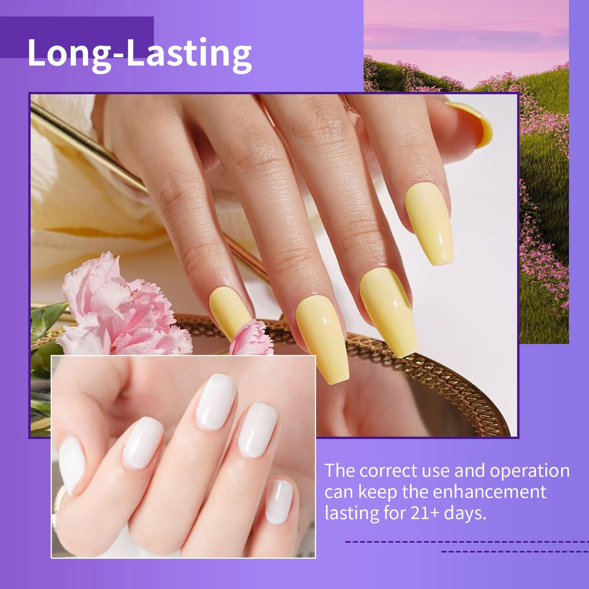 JODSONE 60 Bottles of Gel Nail Polish Kit with U V Light 55 Kinds of Gorgeous and Charming Gel